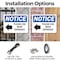Signmission Please Use Main Entrance Left Arrow OSHA Notice Sign, Plastic, 10in W x 7in L, 2PK OS-2PACK-NS-P-710-L-17615 - alternate 4